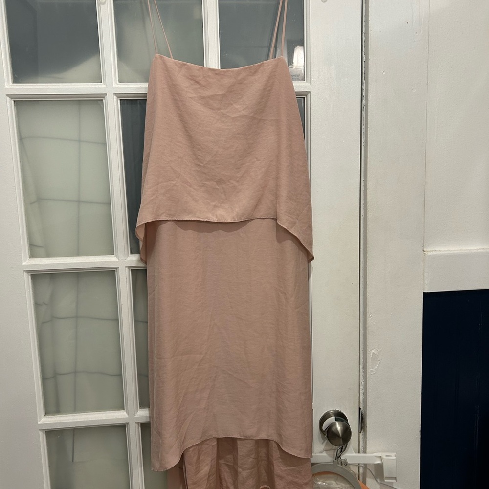 Banana Republic Blush Pink Layered Cocktail Dress Size 10